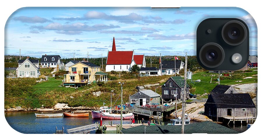 Church iPhone Case featuring the photograph Peggys Cove by Ron Haist