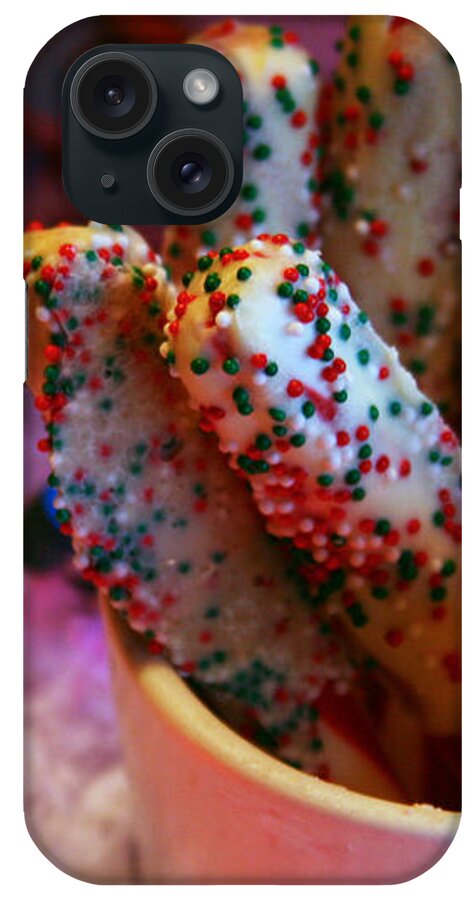 Christmas iPhone Case featuring the photograph Peppermint Yum by Toni Hopper