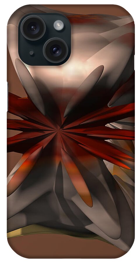 Petals iPhone Case featuring the digital art Petals and Stone by Judi Suni Hall