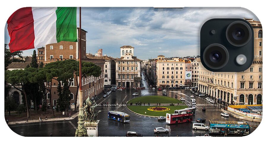 Europe iPhone Case featuring the photograph Piazza Venezia by John Wadleigh