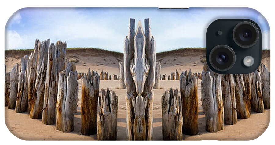 Pier iPhone Case featuring the photograph Pier Panorama by WB Johnston