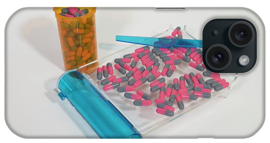 Pills iPhone Case featuring the photograph Pill Counter With Pills by Science Stock Photography/science Photo Library