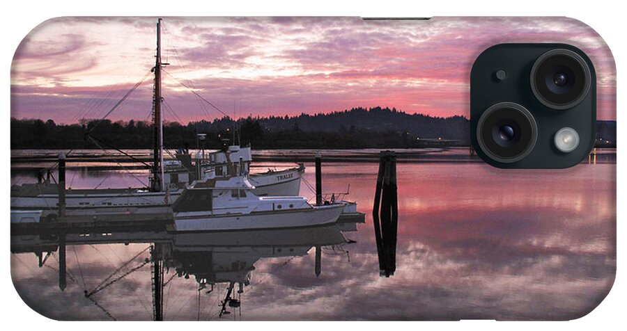 Coos Bay iPhone Case featuring the photograph Pink Dawn by Suzy Piatt
