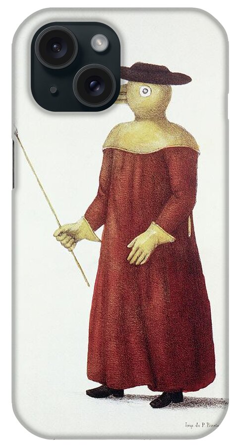 Human iPhone Case featuring the photograph Plague Doctor by 