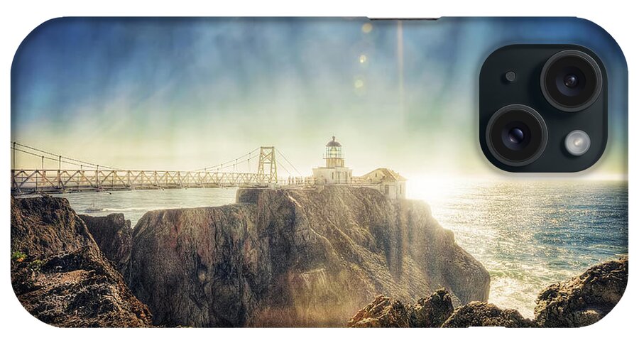 Lighthouses iPhone Case featuring the photograph Point Bonita Lighthouse - Marin Headlands 3 by Jennifer Rondinelli Reilly - Fine Art Photography