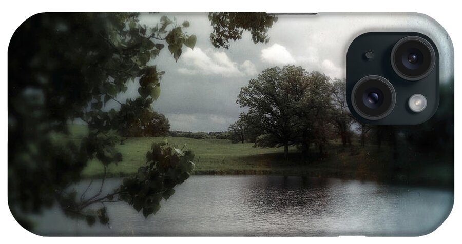 Vintage iPhone Case featuring the photograph Pond On Lake Elmo Road by Tim Nyberg