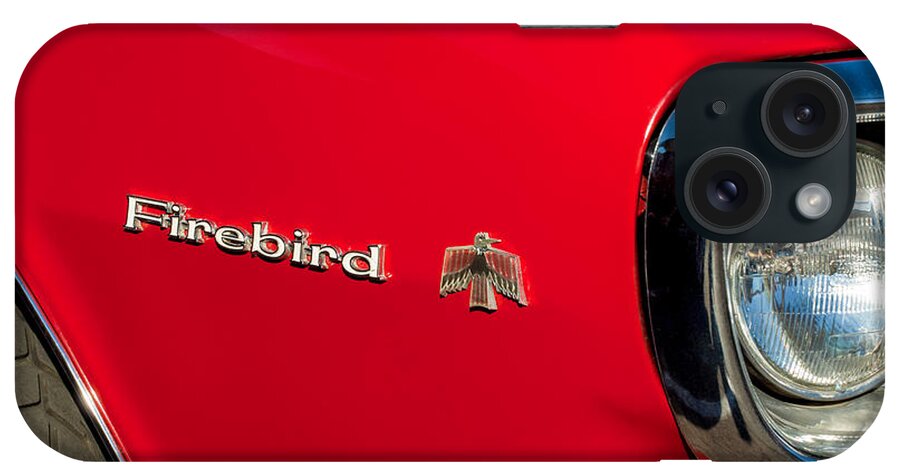 Pontiac Firebird Emblem iPhone Case featuring the photograph Pontiac Firebird Emblem by Jill Reger