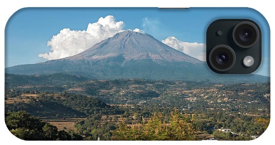 Popocatepetl iPhone Case featuring the photograph Popocatepetl Volcano by Daniel Sambraus