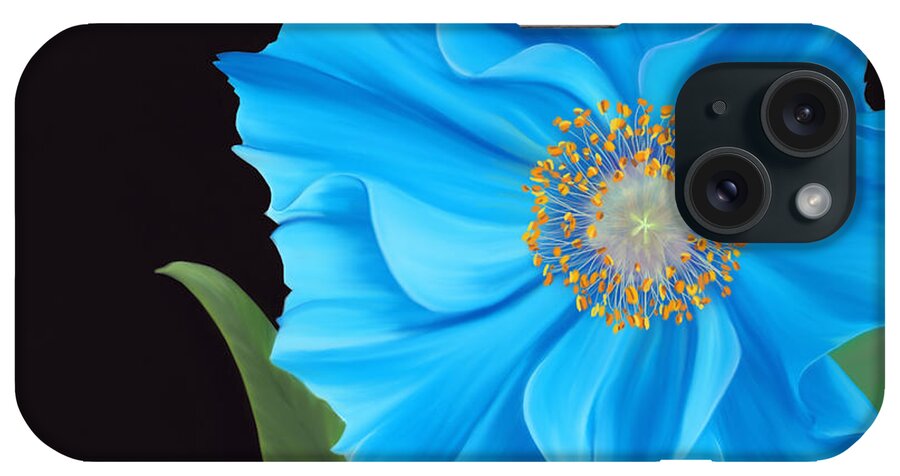 Poppy iPhone Case featuring the painting Poppy 2 by Laura Bell