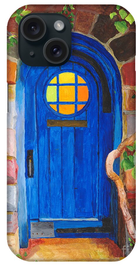 Door iPhone Case featuring the painting Portal by Rodney Campbell