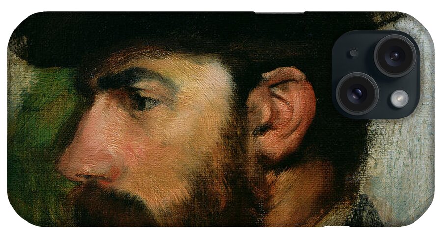 Portrait Of Henri Rouart iPhone Case featuring the painting Portrait of Henri Rouart by Edgar Degas
