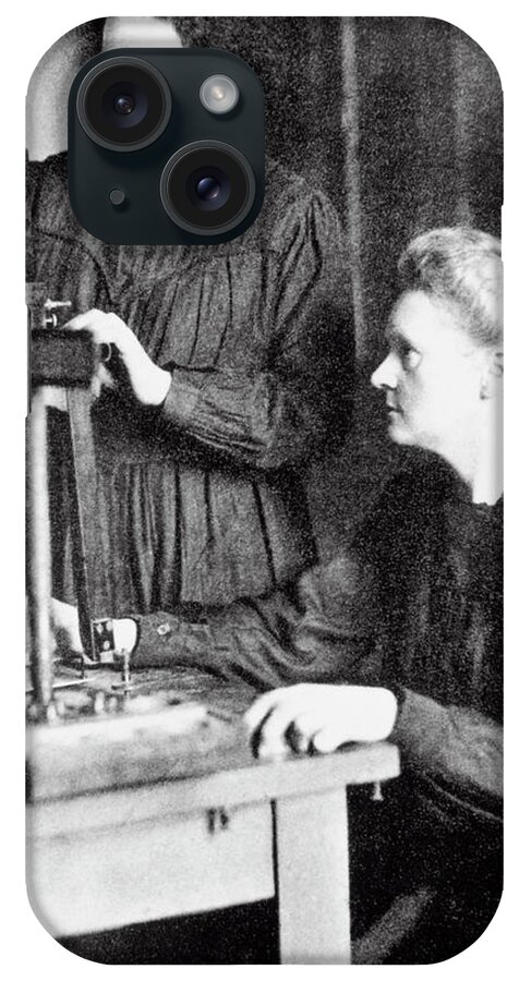Curie iPhone Case featuring the photograph Portrait Of Marie & Irene Curie by Science Photo Library