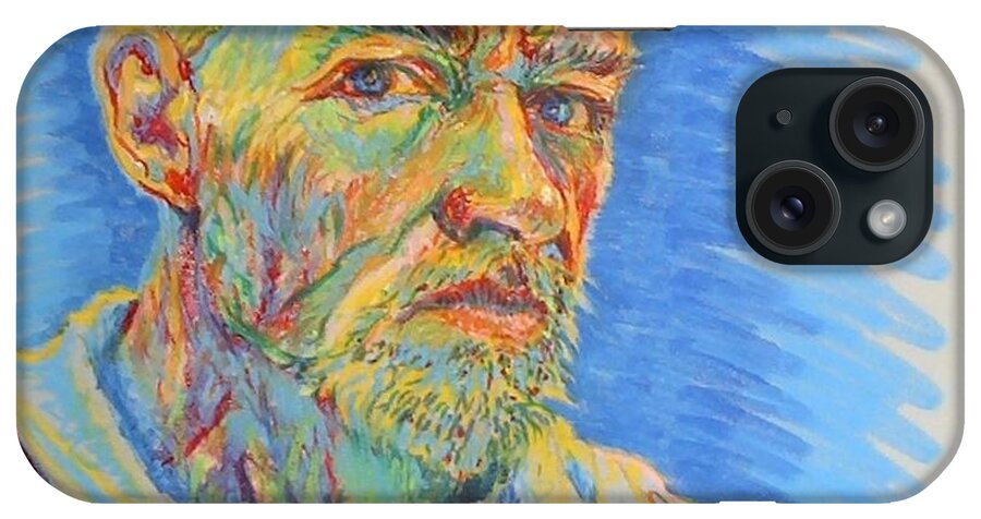 Van Gogh iPhone Case featuring the painting Portrait of the Artist by Jackson Ordean
