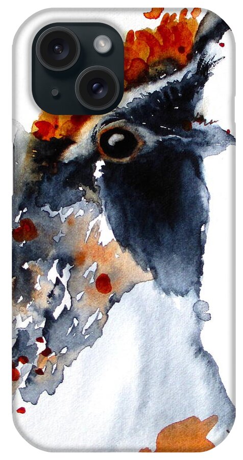 Quail iPhone Case featuring the painting Portrait Posing by Dawn Derman