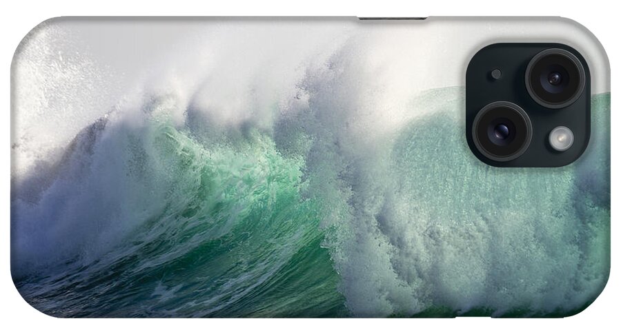 Wave iPhone Case featuring the photograph Portuguese Sea Surf by Heiko Koehrer-Wagner