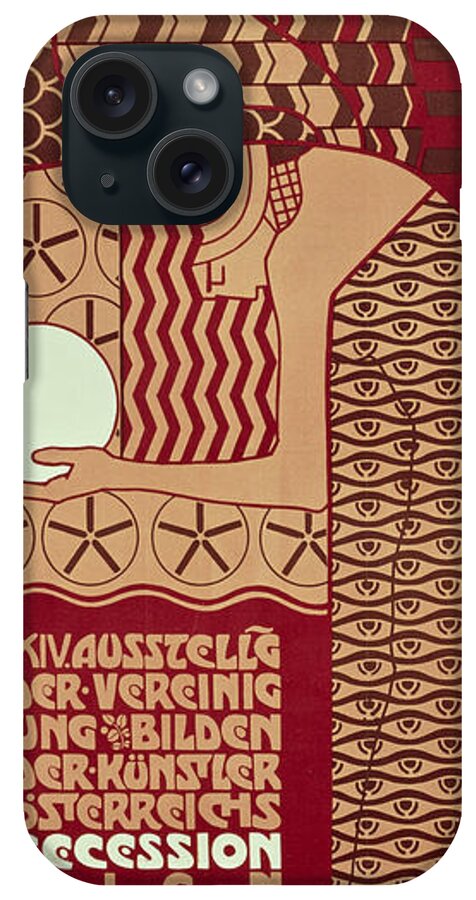 Fin De Siecle iPhone Case featuring the painting Poster For The 14th Exhibition Of Vienna Secession, 1902 by Alfred Roller