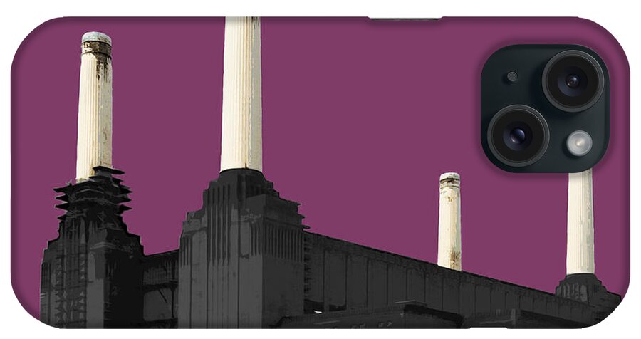 Battersea iPhone Case featuring the mixed media Power - PURPLE Reign #2 by BFA Prints