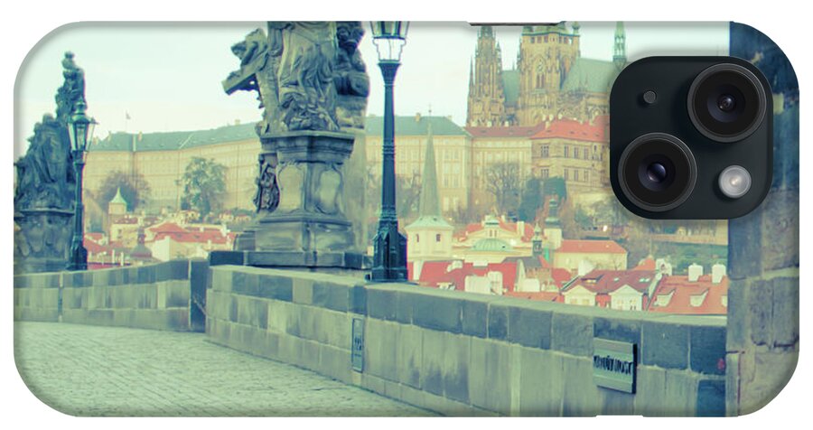 Tranquility iPhone Case featuring the photograph Prague Castle From Charles Bridge by G.g.bruno