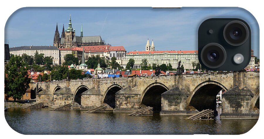Arch iPhone Case featuring the photograph Prague, Czech Republic - Charles Bridge by David Min