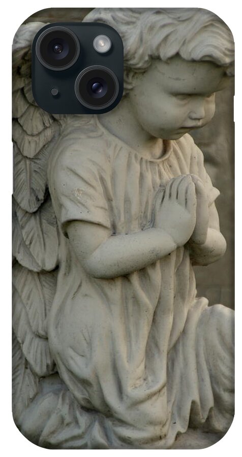 Angel iPhone Case featuring the photograph Praying Angel by Valerie Collins