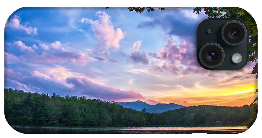 Price Lake iPhone Case featuring the photograph Price Lake Sunset by Jim Dollar