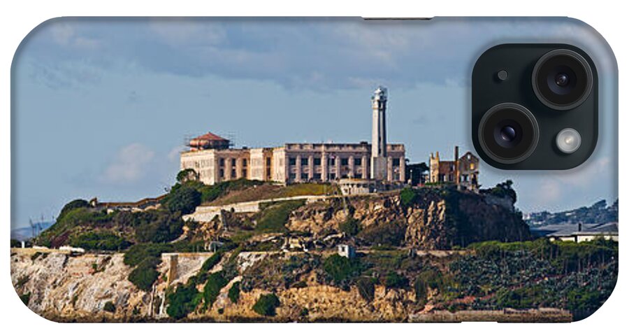Photography iPhone Case featuring the photograph Prison On An Island, Alcatraz Island by Panoramic Images