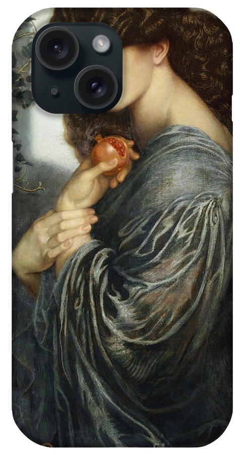 Proserpine iPhone Case featuring the painting Proserpine by Dante Gabriel Rossetti