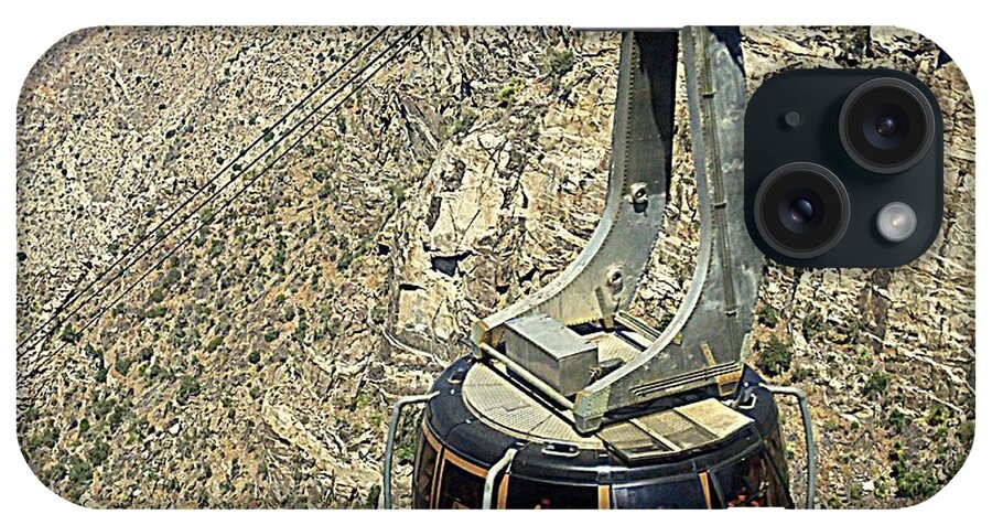 Palm Springs iPhone Case featuring the photograph PS Aerial Tram 18 by Ron Kandt