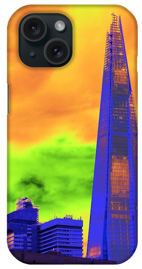 Shard iPhone Case featuring the photograph Psychedelic Shard by Richard Henne