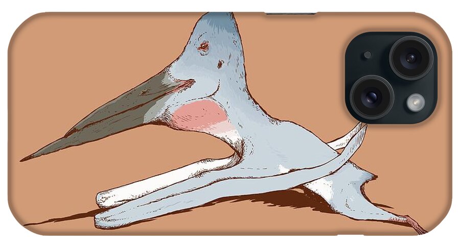 Pterosauria iPhone Case featuring the photograph Pterosaur Flying Reptile Skimming by Nemo Ramjet/science Photo Library