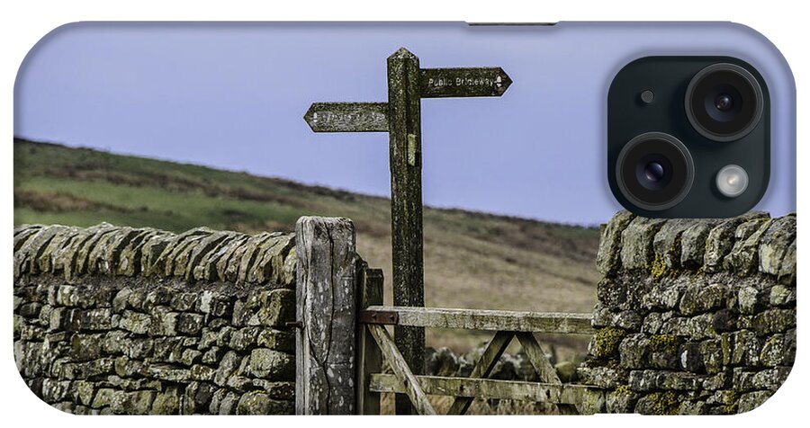 M.c. Story iPhone Case featuring the photograph Public Bridleway by Mary Carol Story