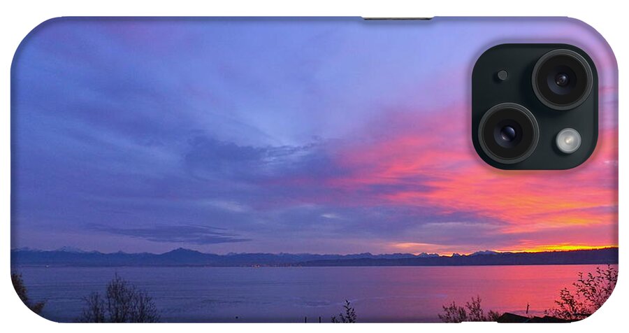 Sunrise iPhone Case featuring the photograph Puget Sound by LaTasha Bjorkman