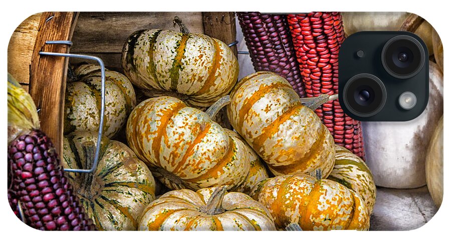 Still Life iPhone Case featuring the photograph Pumpkin Basket by Ches Black