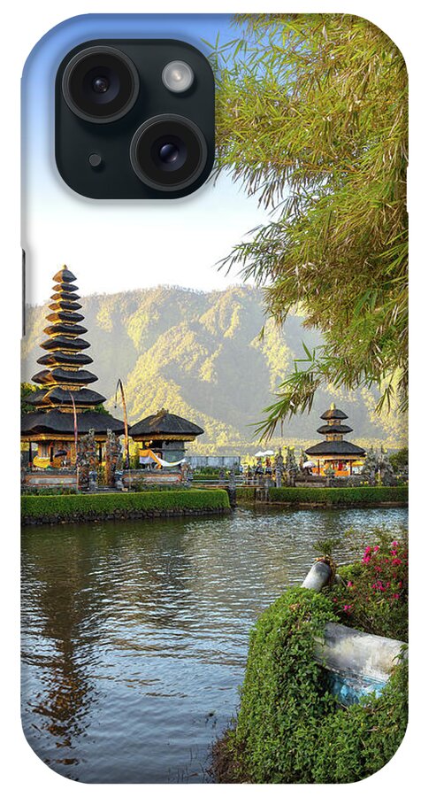 Hinduism iPhone Case featuring the photograph Pura Ulun Danu Bratan, Bali by Afriandi