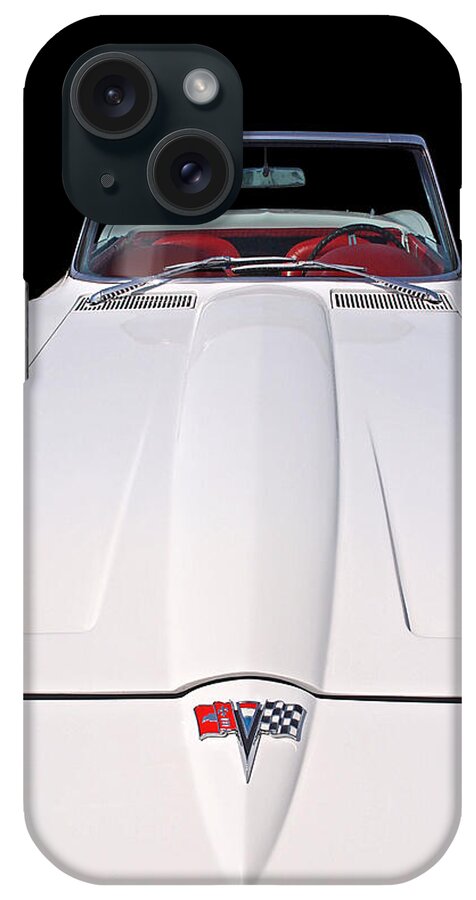 Corvette Stingray iPhone Case featuring the photograph Pure Enjoyment - 1964 Corvette Stingray by Gill Billington
