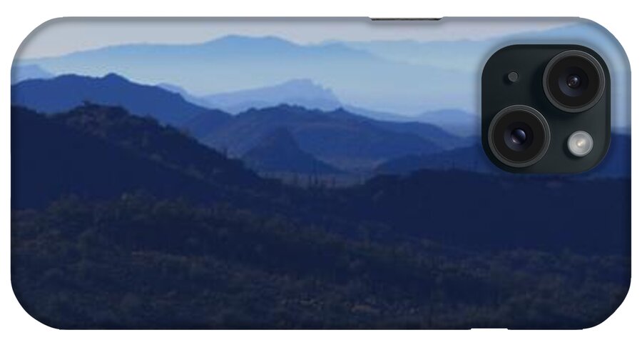 Mountains iPhone Case featuring the photograph Purple Haze by Hans Brakob