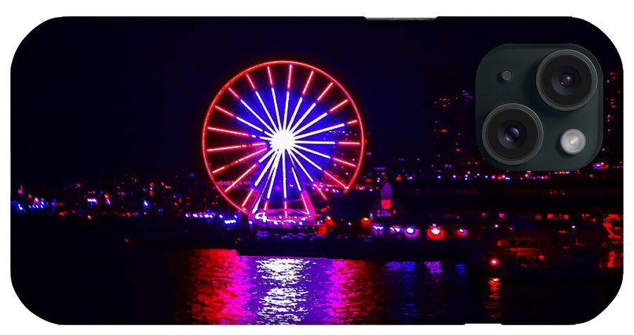 Landscape iPhone Case featuring the photograph Purple Heart In a Wheel by Kym Backland