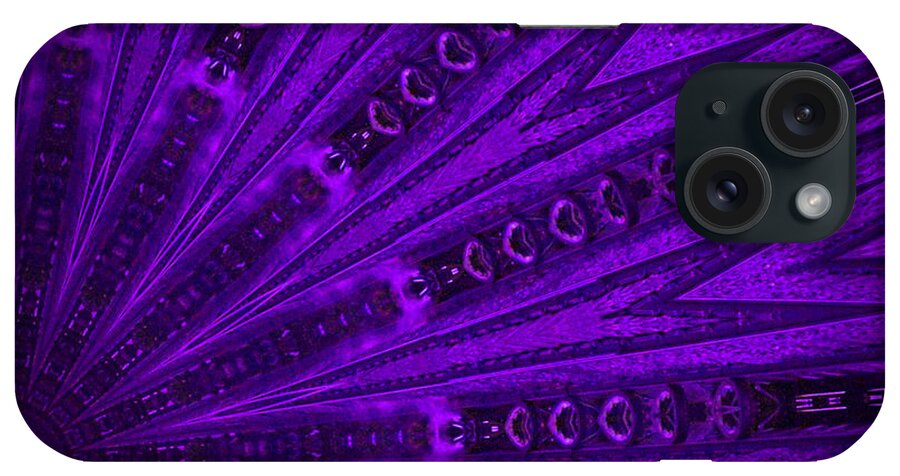 iPhone Case featuring the photograph Purple LongHeart by Barbara R MacPhail