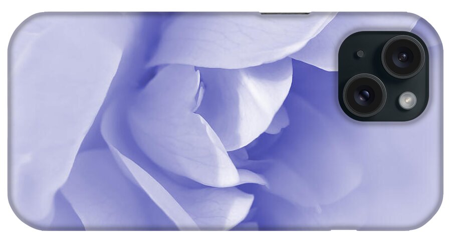 Rose iPhone Case featuring the photograph Purple Rose Flower Tranquillity by Jennie Marie Schell