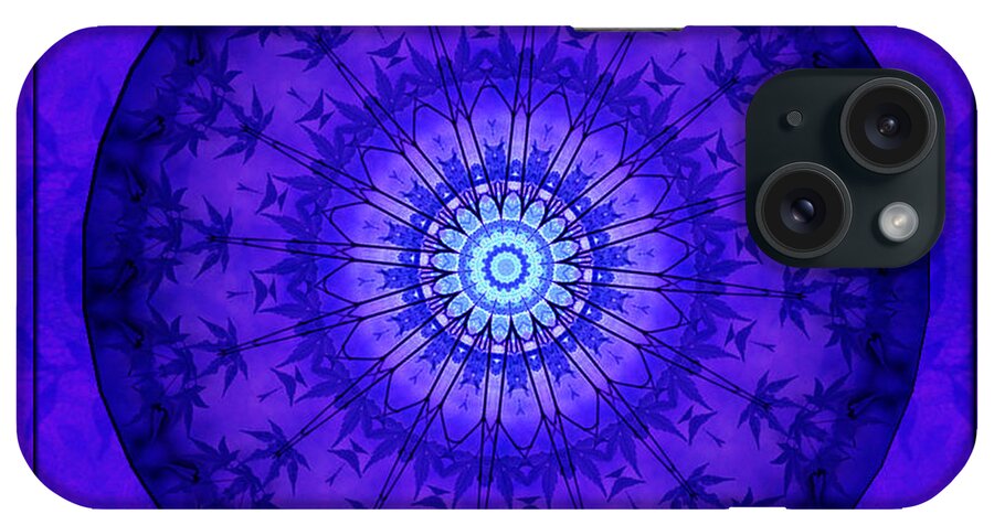 Purple iPhone Case featuring the photograph PurpleBlue by Barbara R MacPhail