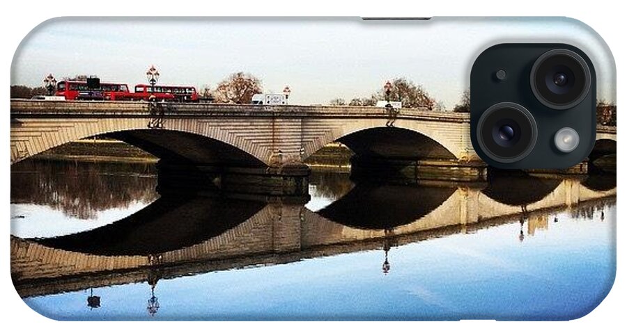 Putney Bridge iPhone Case featuring the photograph Putney Bridge 2014 by Geoff Pestell