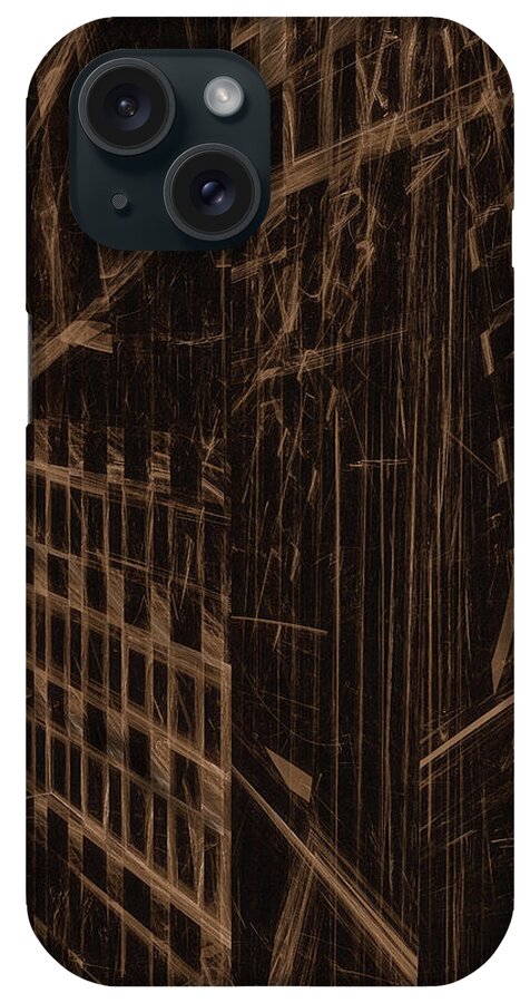 Fractal iPhone Case featuring the digital art Quake - Ground Zero by Gary Blackman