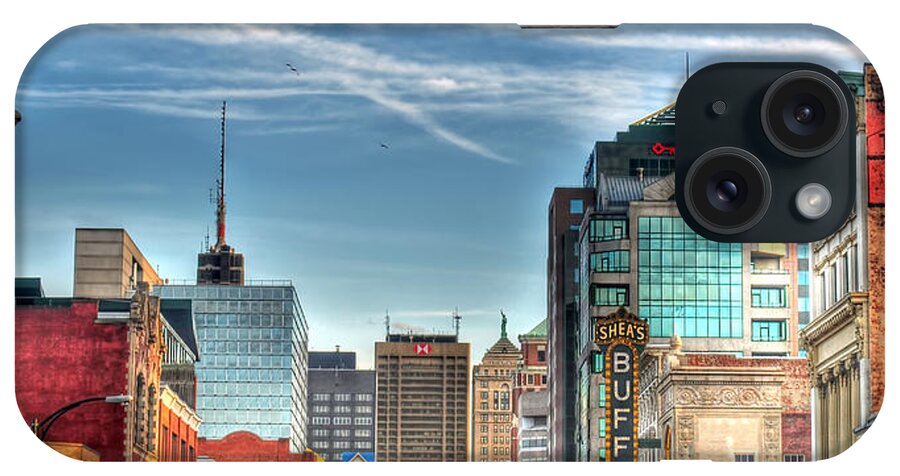 Queen City iPhone Case featuring the photograph Queen City Downtown by Michael Frank Jr