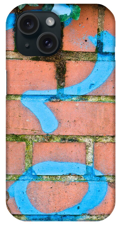 Alley iPhone Case featuring the photograph Question mark by Tom Gowanlock