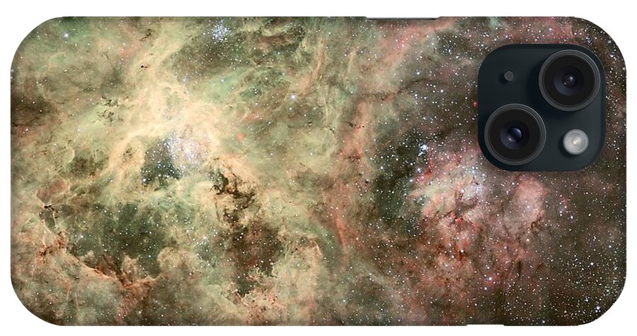 Nebula iPhone Case featuring the photograph R136 Doradus Nebula Magellanic Cloud by Celestial Images