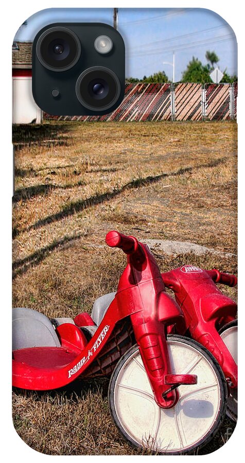 Radio Flyer iPhone Case featuring the photograph Radio Flyer by Jennie Breeze