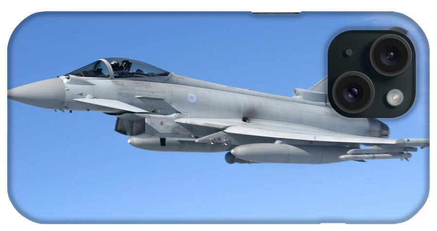 Aircraft iPhone Case featuring the photograph Raf Eurofighter Typhoon by Us Air Force/science Photo Library