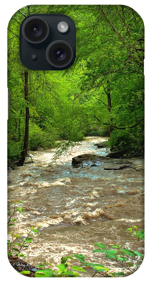 Featured Art iPhone Case featuring the photograph Raging Waters - West Virginia Backroad by Paulette B Wright