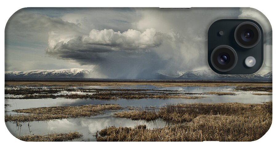 Alaska iPhone Case featuring the photograph Rain Storm by Erika Fawcett