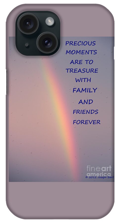 Rainbow iPhone Case featuring the photograph Rainbow Happiness by Joseph Baril